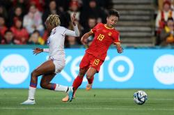 中国女足踢出精彩表现，惊艳全场